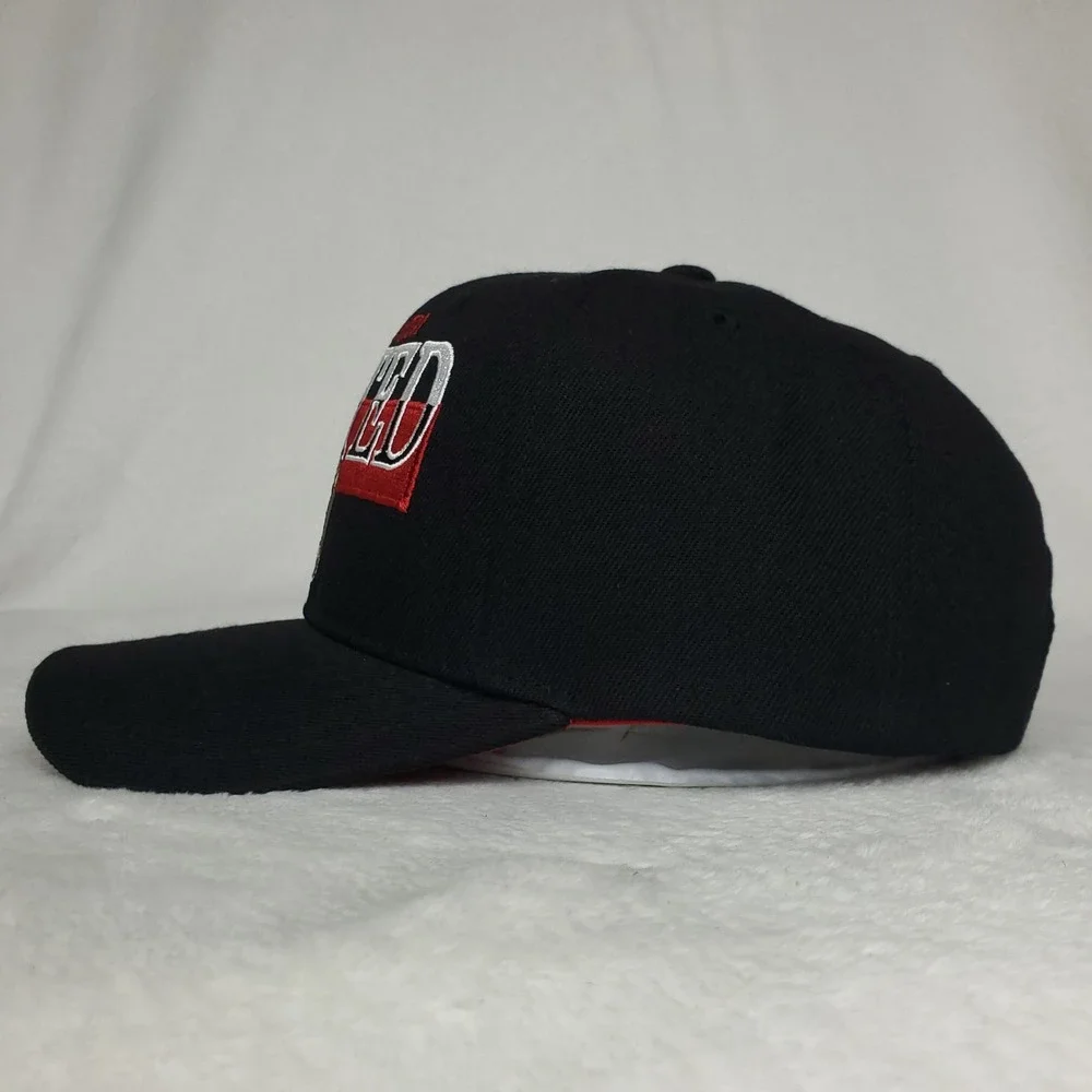 Atlanta United FC Mitchell & Ness MLS Pro Fit Snapback Hat Cap 3D Logo Black New